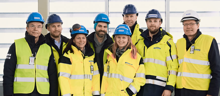 Strängbetong som är engagerade i Stockholm LightHouse.