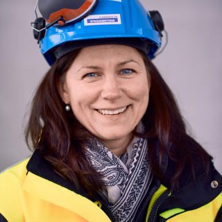 Therese Andersson är en av konstruktörerna och projekteringsledarna på Strängbetong.