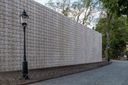 Nationalmuseums servicebyggnad som har levererats av Strängbetong.