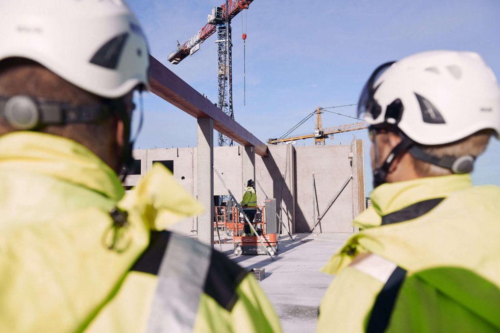 Huskroppen som Strängbetong levererar täcker en yta på 7 000 kvadratmeter. Totalt får H-huset med sina åtta våningar en yta på drygt 33 000 kvadratmeter och 1 700 rum.